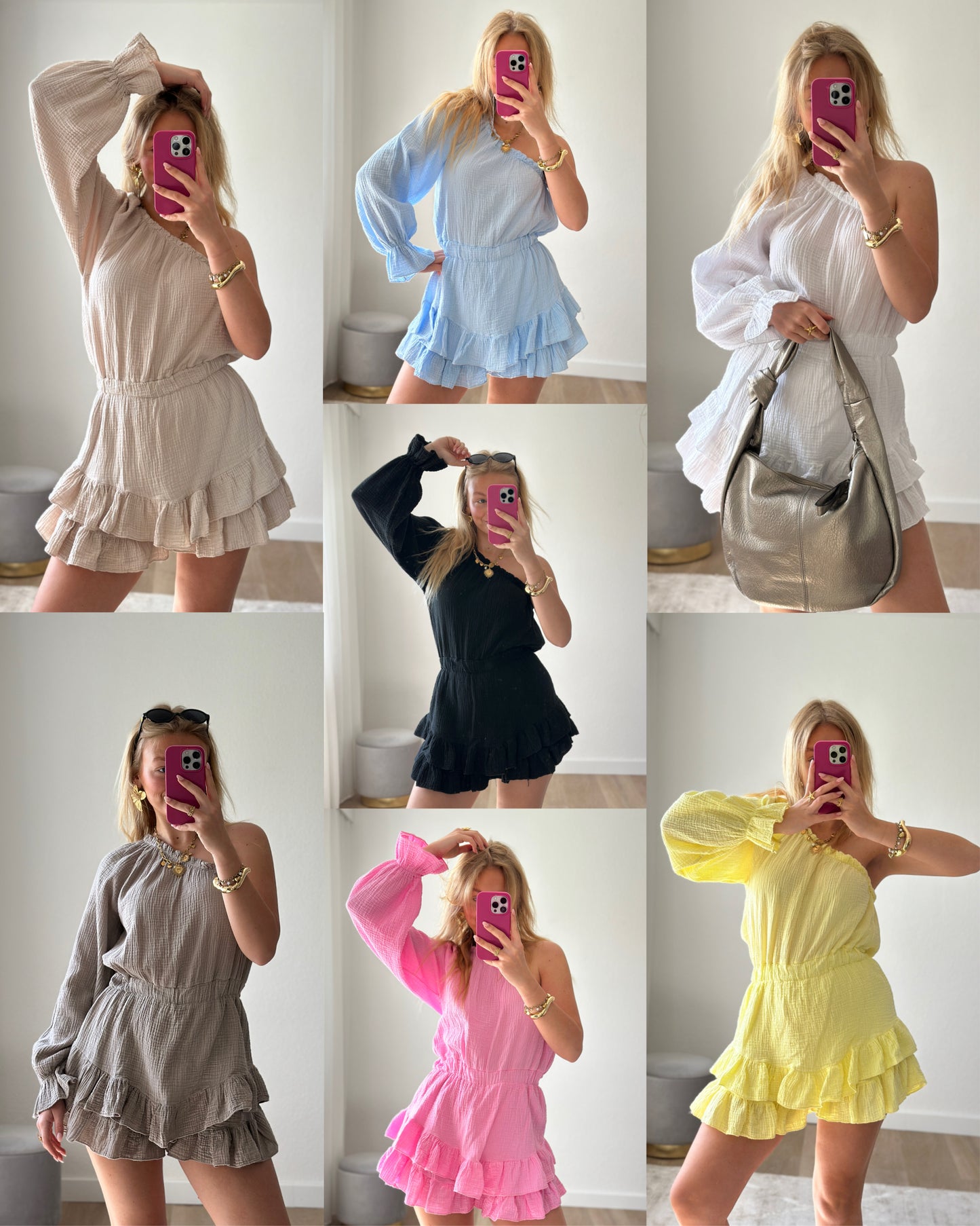 ONESHOULDER JUMPSUIT HONEY