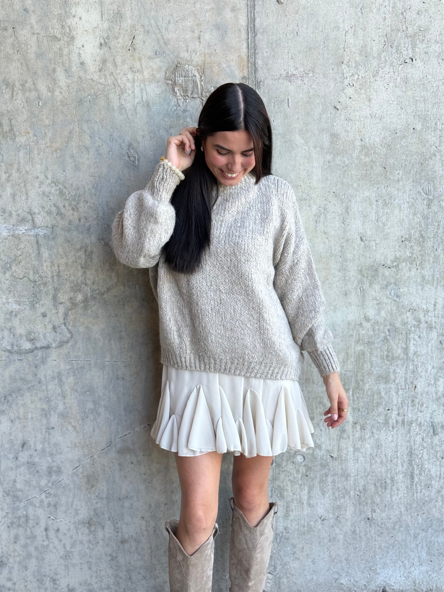 PULLOVER BEIGE