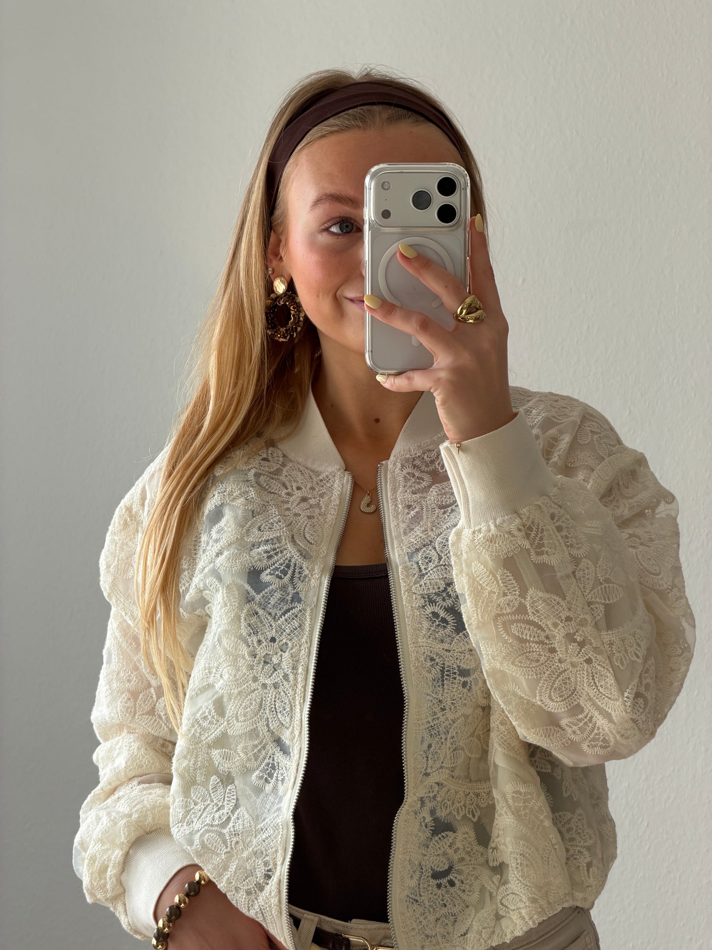 SPITZENJACKE CREME