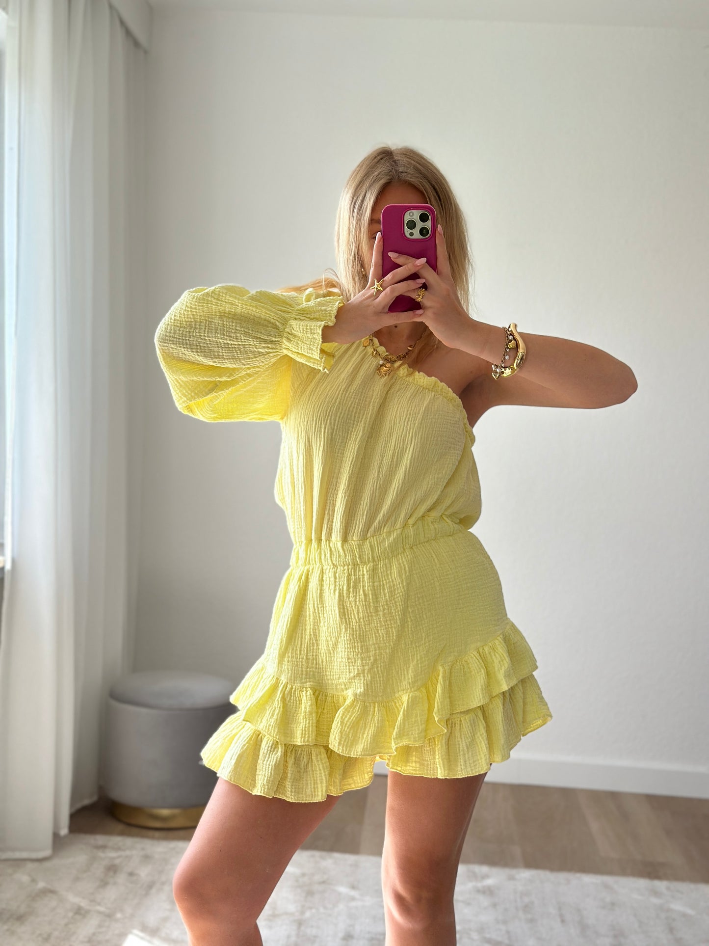 ONESHOULDER JUMPSUIT HONEY