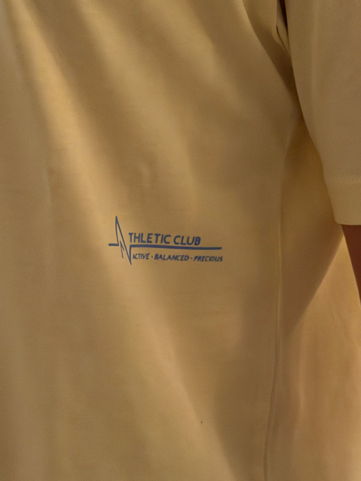 T SHIRT ATHLETIC YELLOW