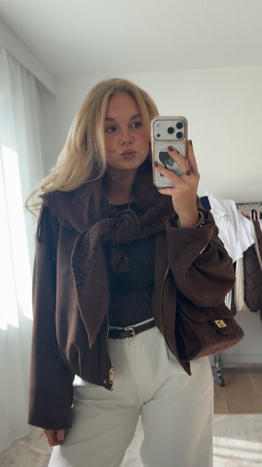SCARF CHOCOLATE LONG