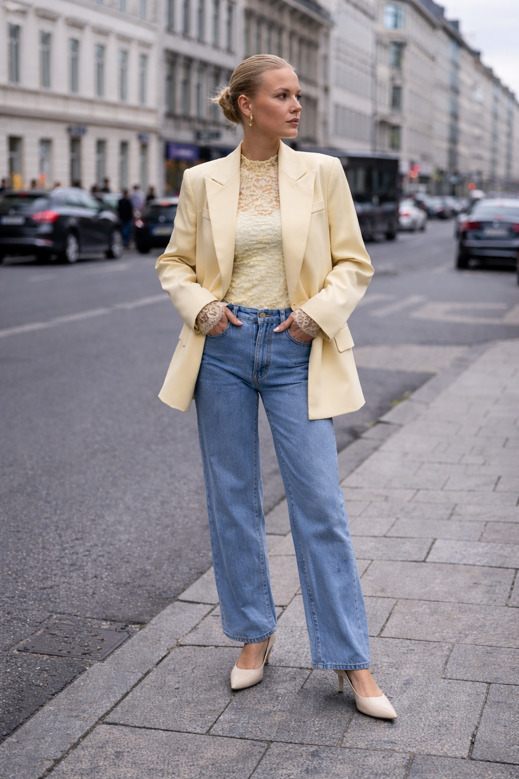 BLAZER BUTTER YELLOW