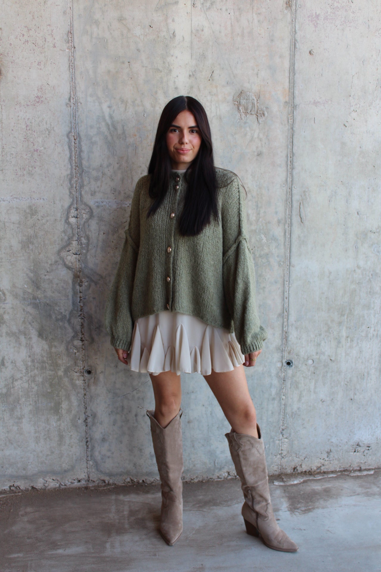 CARDIGAN GRÜN