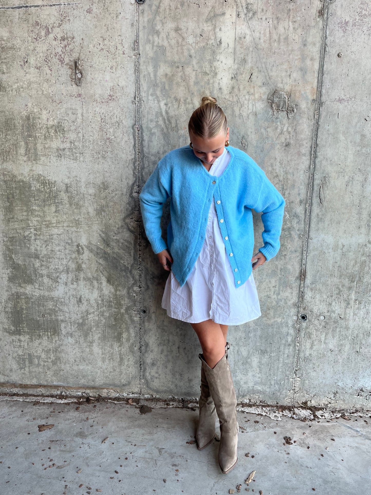 CARDIGAN BLAU