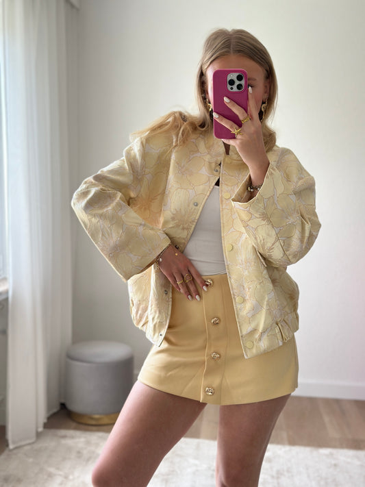 FLOWER BLOUSON BUTTER YELLOW