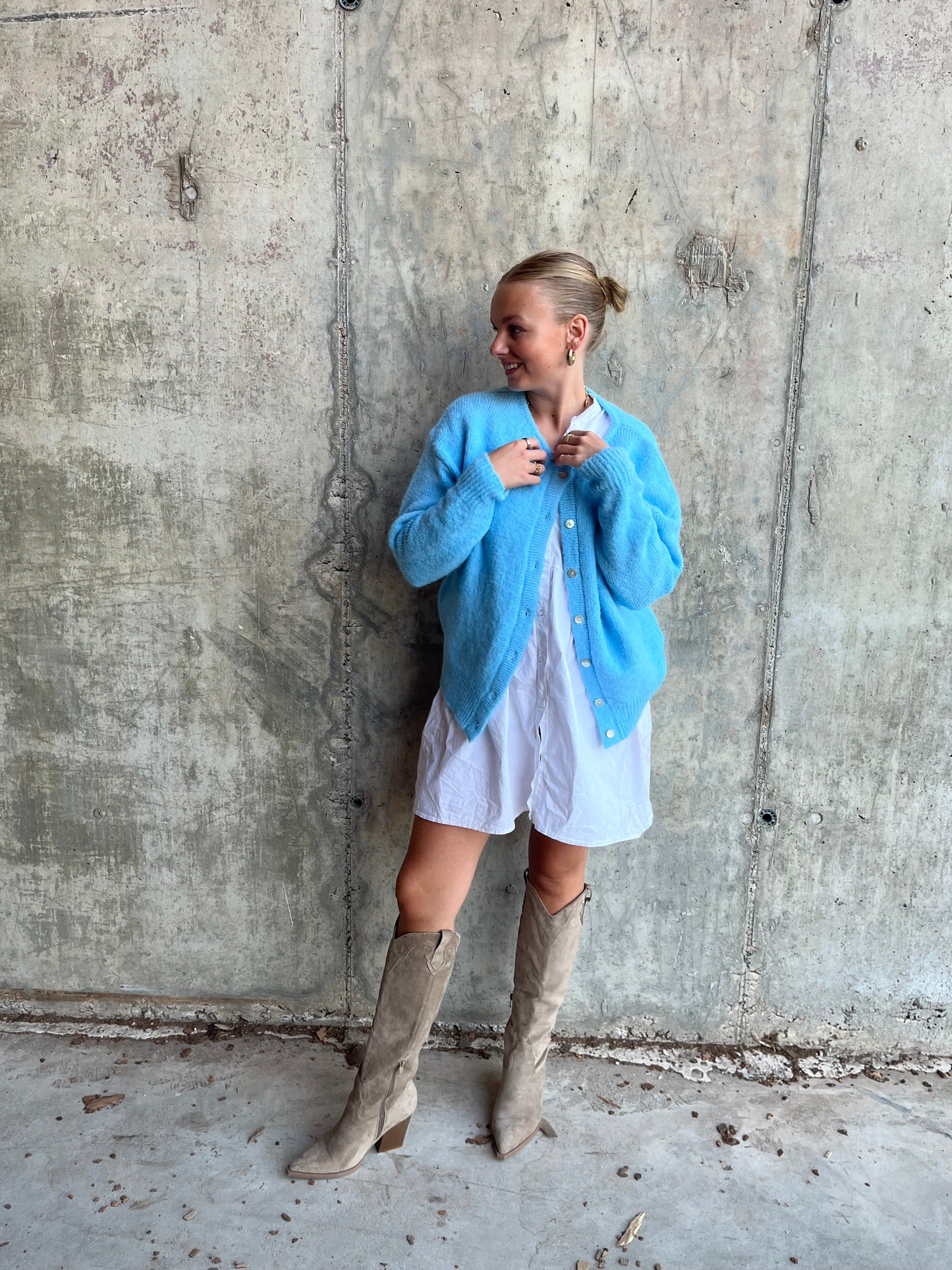 CARDIGAN BLAU