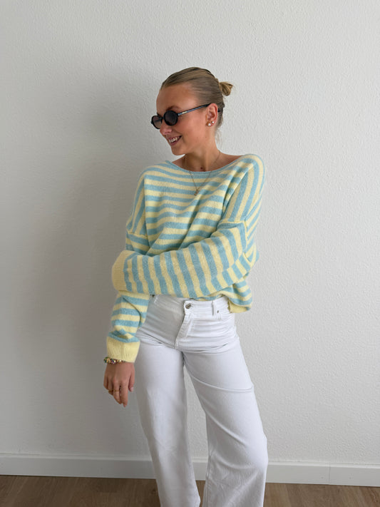 PULLOVER BLUE YELLOW