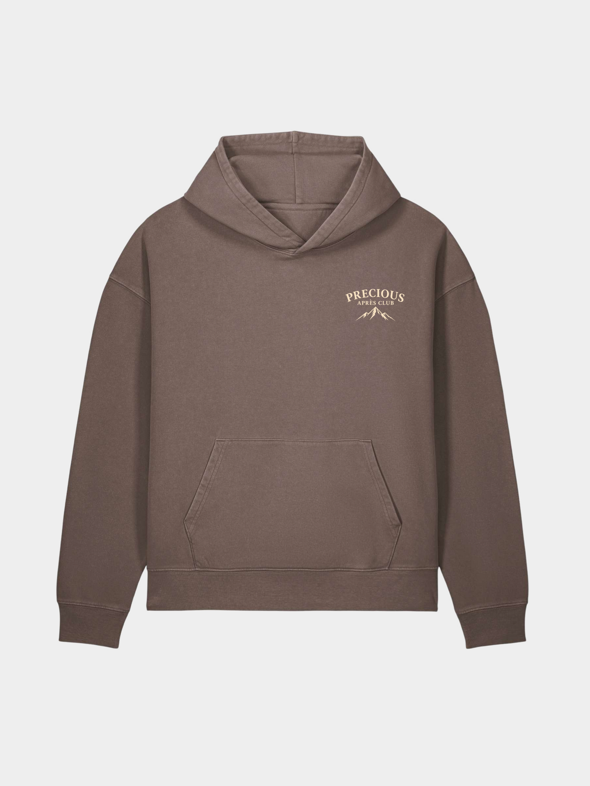 APRÈS SKI HOODIE - WASHED BROWN
