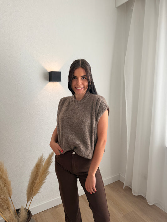STRICKPULLUNDER TAUPE