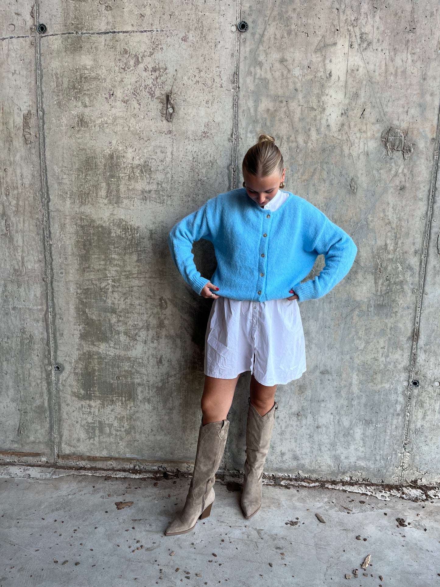 CARDIGAN BLAU
