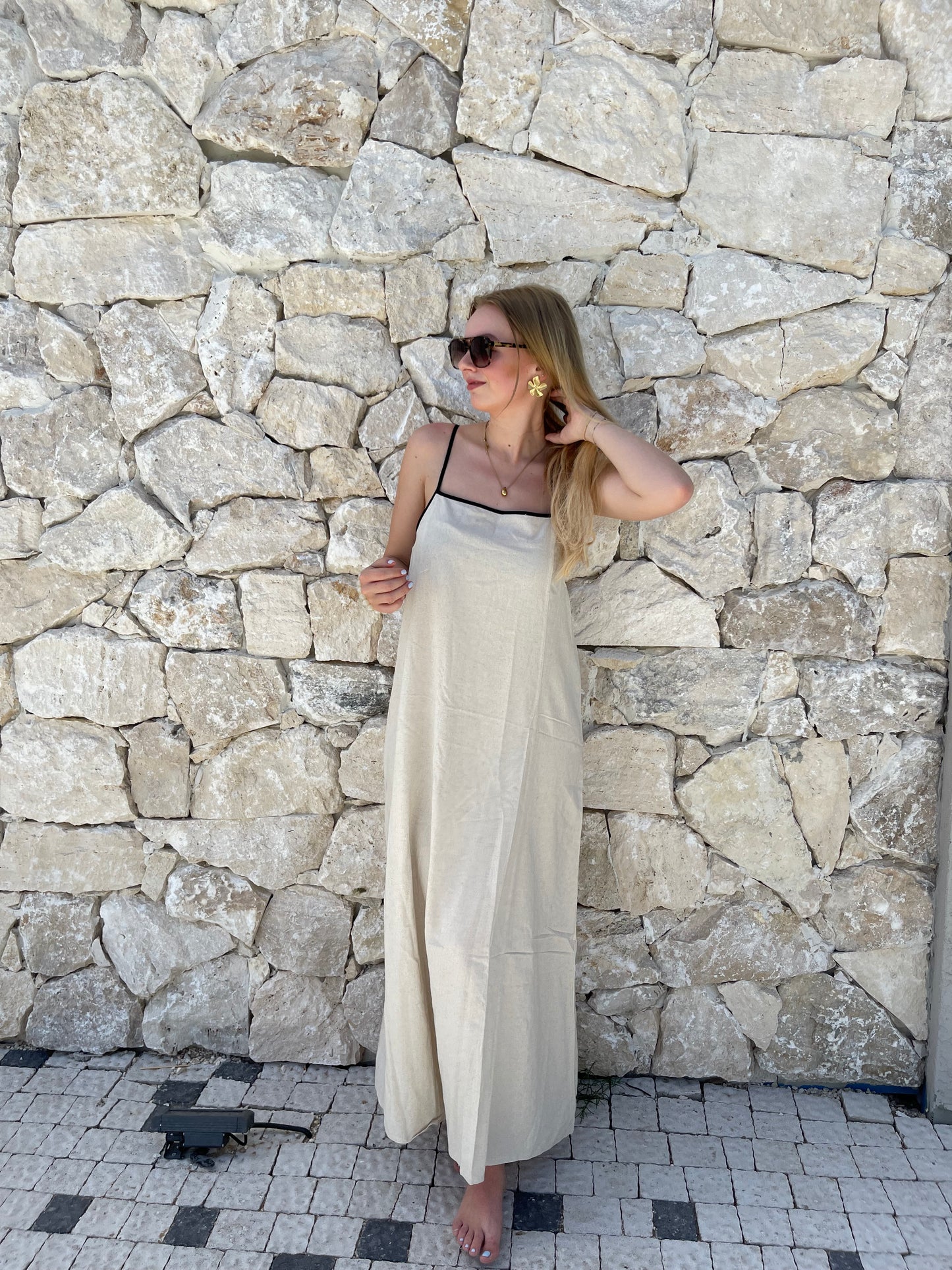 MAXI DRESS BEIGE