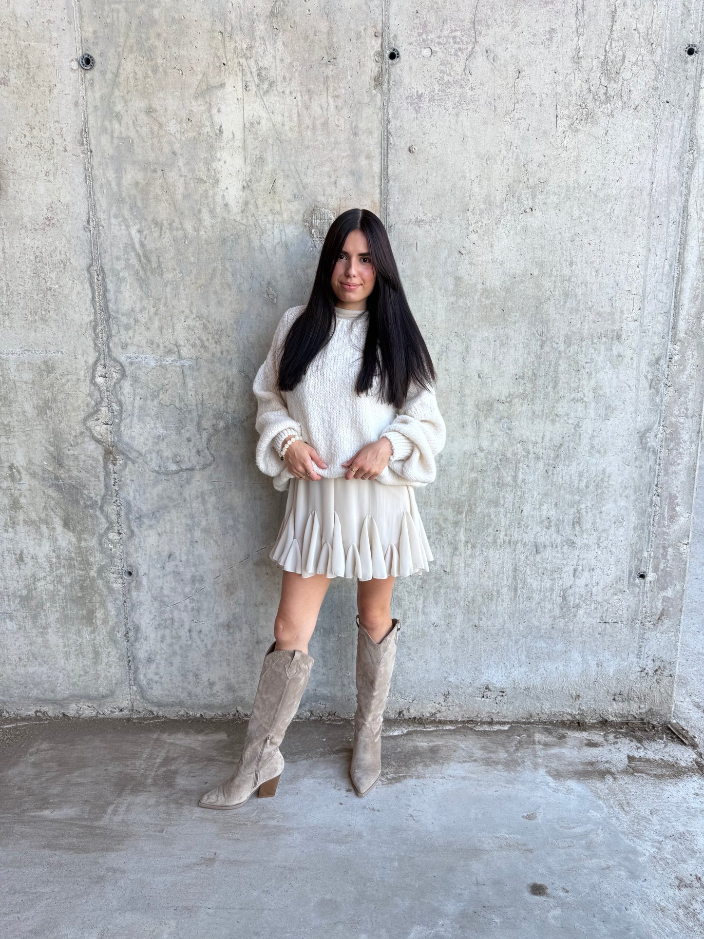 PULLOVER CREME