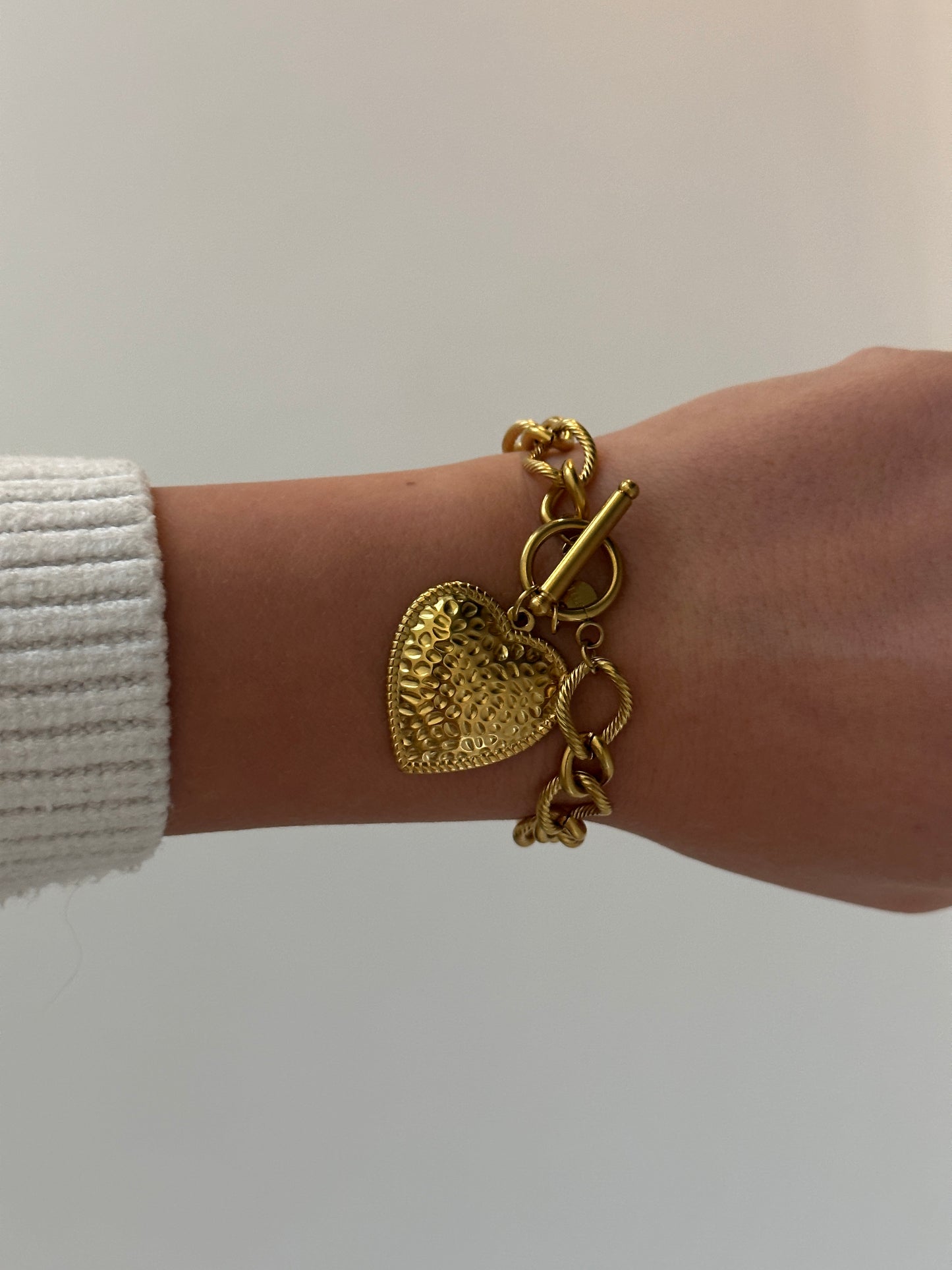 ARMBAND HEART GOLD
