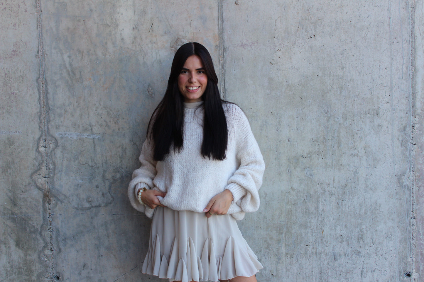 PULLOVER CREME