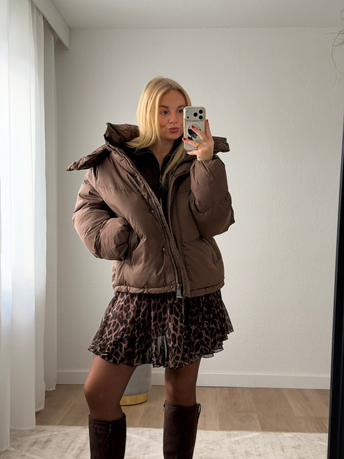 PUFFER JACKET CHOCOLATE